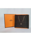 Mini Pop H Pendant Rose Gold & Noir - HERMES - BALAAN 3