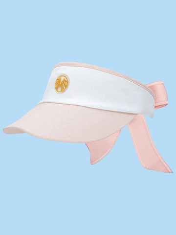 Sun cap visor gold label wide brim color combination ribbon sun cap EC 00771 - MAHES - BALAAN 1