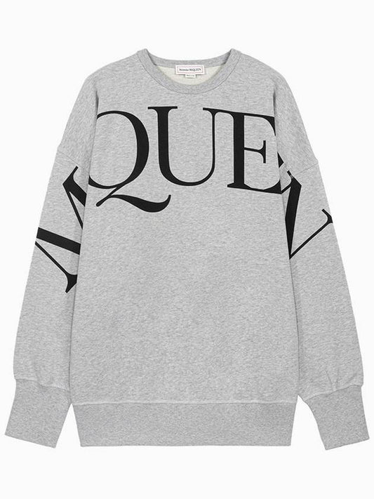 Logo Print Sweatshirts Grey - ALEXANDER MCQUEEN - BALAAN 1