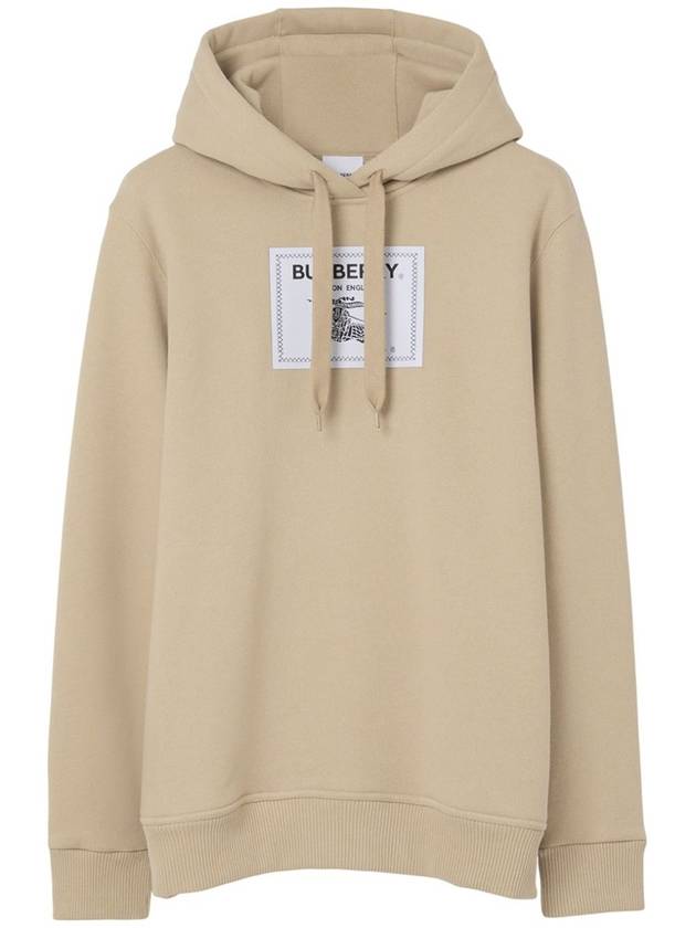 Men's Prorsum Label Cotton Hoodie Beige - BURBERRY - BALAAN 3