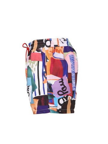 College Graphic Print Swim Shorts - PAUL SMITH - BALAAN 1