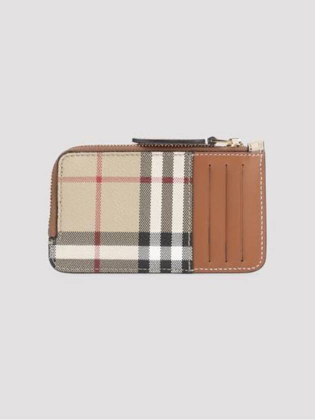 Check Card Wallet Archive Beige - BURBERRY - BALAAN 3