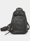 ORB Leather Sling Cross Bag Black - VIVIENNE WESTWOOD - BALAAN 2