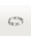 Love Wedding Band Ring White Gold - CARTIER - BALAAN 2