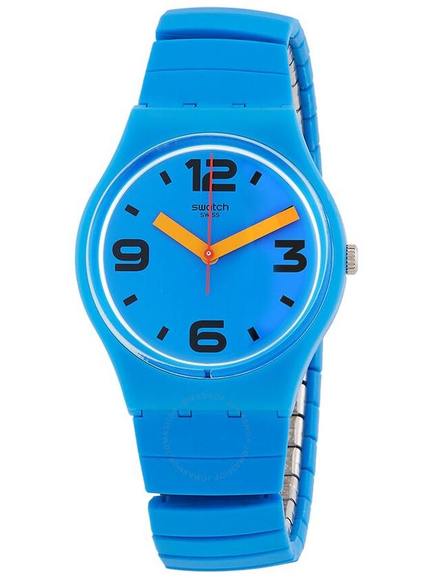 Swatch Pepeblu Quartz Blue Dial Ladies Watch GN251A - SWATCH - BALAAN 1