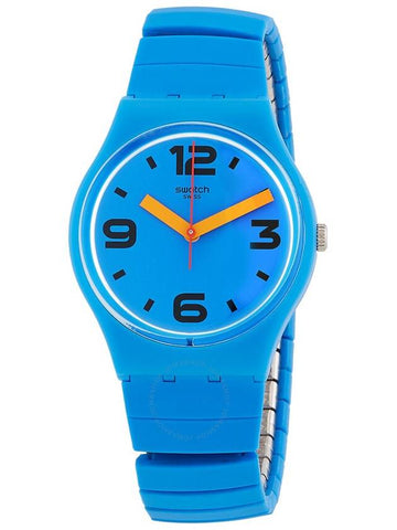 Swatch Pepeblu Quartz Blue Dial Ladies Watch GN251A - SWATCH - BALAAN 1