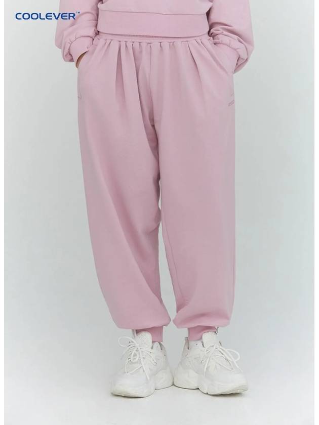 women's pintuck jogger pants pink - OFFGRID - BALAAN 2