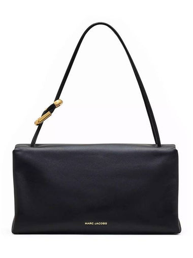 'Dual Large' Black Shoulder Bag With Logo Applied On The Back In Leather Woman - MARC JACOBS - BALAAN 1