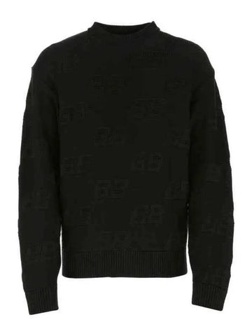 round neck sweatshirt black - BALENCIAGA - BALAAN.