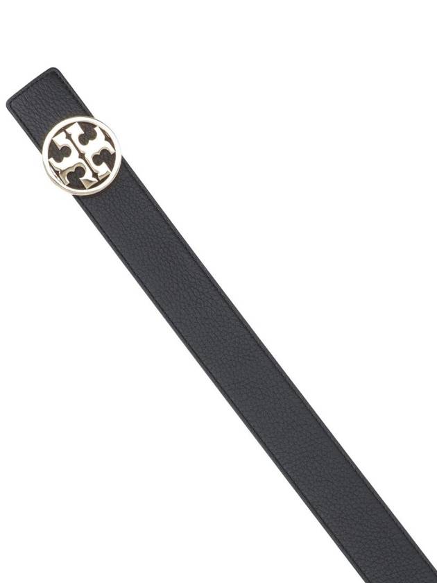 1.5" Miller Reversible Leather Belt Black Classic Cuoio - TORY BURCH - BALAAN 4