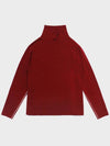 Stitch Turtle Neck Tee Red Wine - DENSITY - BALAAN 5