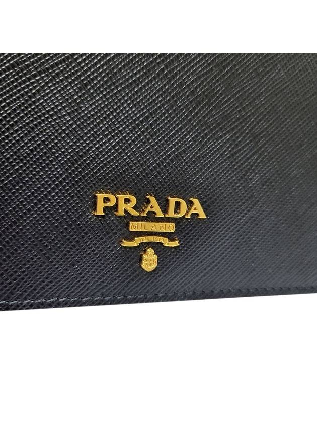 Women s 1ZH029 Gold Lettering Logo Saffiano WOC Cross Bag - PRADA - BALAAN 6