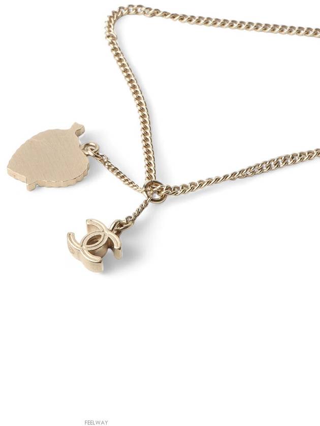 CC logo heart pendant gold bracelet 32053 - CHANEL - BALAAN 4