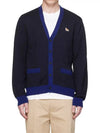 Baby Fox Patch Regular Cardigan Navy - MAISON KITSUNE - BALAAN 2