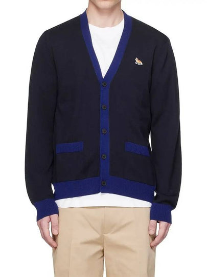 Baby Fox Patch Regular Cardigan Navy - MAISON KITSUNE - BALAAN 2