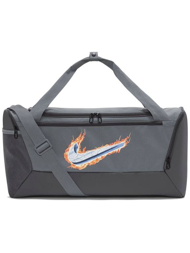 Brasilia Duffle Bag S Vintage Duffel Bag Grey - NIKE - BALAAN 3