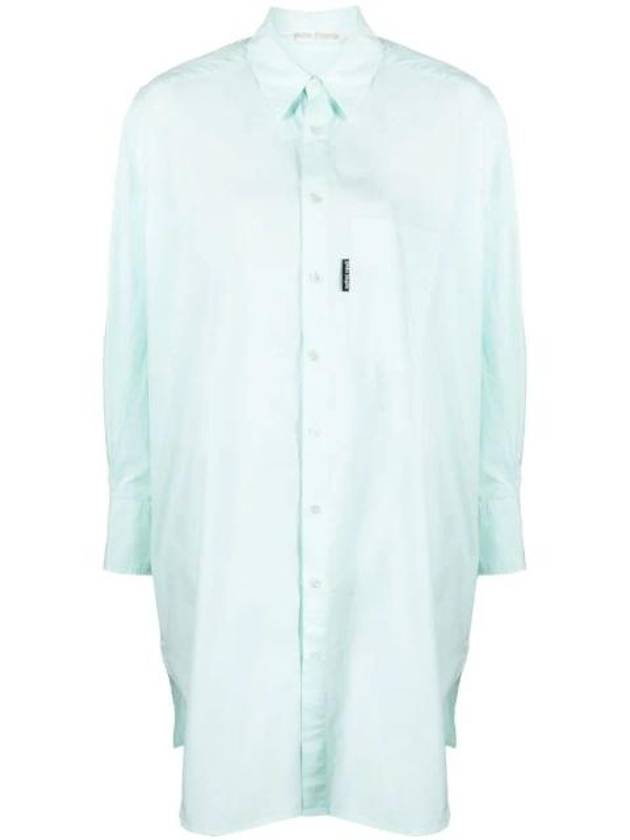 Oversized Shirt Dress PWDG002S23FAB0014010 - PALM ANGELS - BALAAN 1