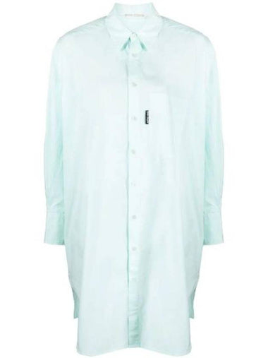 Oversized Shirt Dress PWDG002S23FAB0014010 - PALM ANGELS - BALAAN 1