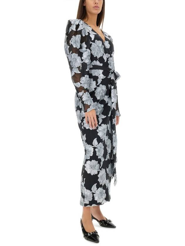 Rotate Birger Christensen Long Floral Dress - ROTATE - BALAAN 2