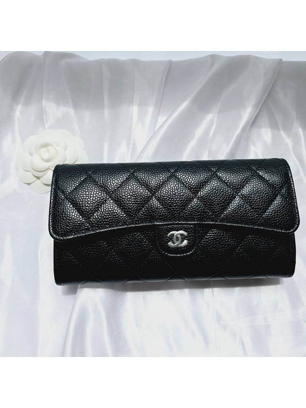 Classic long wallet caviar silver AP0241 - CHANEL - BALAAN 3