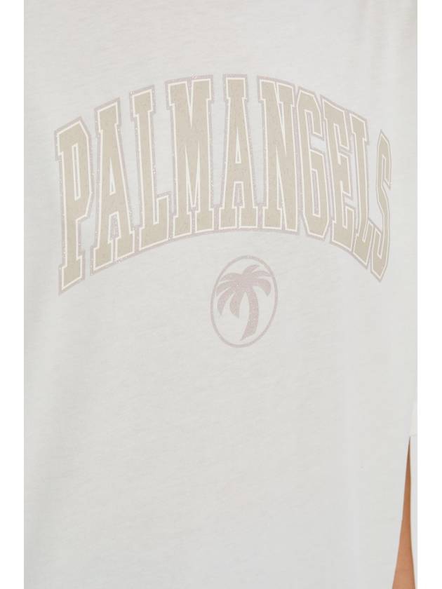 Palm Angels Loose Fit T-shirt, Women's, White - PALM ANGELS - BALAAN 5