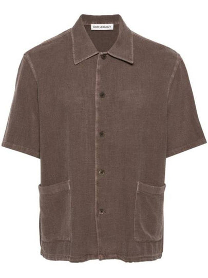 Elder Short Sleeve Shirt Brown - OUR LEGACY - BALAAN 2