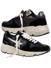 Running Sole Leather Low Top Sneakers Black - GOLDEN GOOSE - BALAAN 2