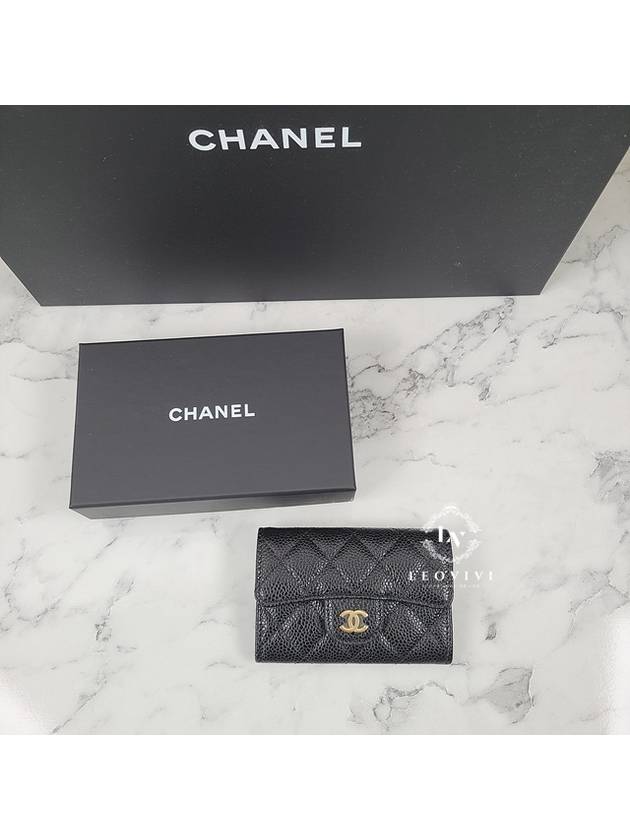 Classic Lambskin Silver Hardware Card Wallet Black - CHANEL - BALAAN 2