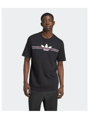 adidas Firebird Logo Tee Black JC6535 - ADIDAS - BALAAN 1