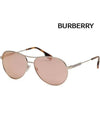 Eyewear Tara Boeing Sunglasses Light Gold - BURBERRY - BALAAN 8