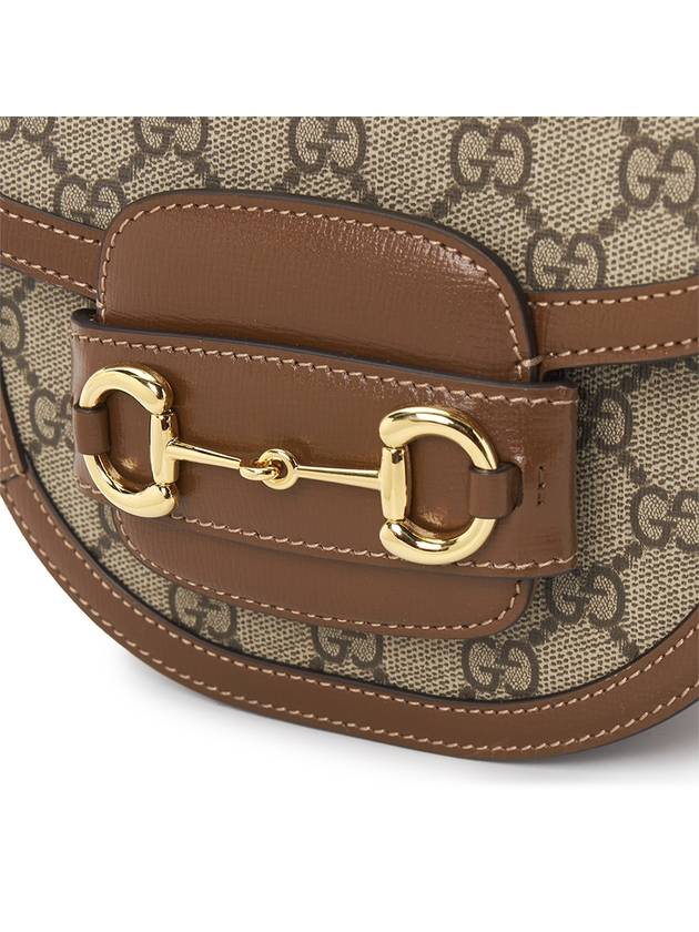 Horsebit 1955 Mini Top Handle Cross Bag Beige Brown - GUCCI - BALAAN 8