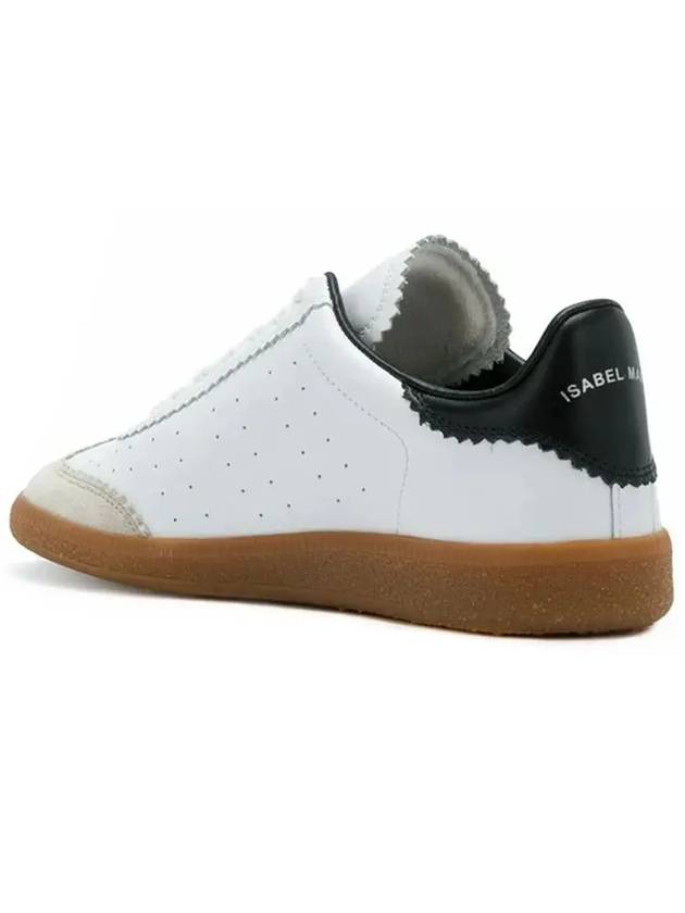 Women's Blyce Vintage Leather Low Top Sneakers White - ISABEL MARANT - BALAAN 5