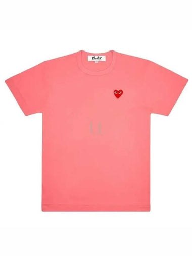 24 AZ T271 051 3 P1T271 Red Heart Wappen Tee - COMME DES GARCONS - BALAAN 1