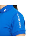 Tour Tech Short Sleeve Polo Shirt Blue - J.LINDEBERG - BALAAN 9