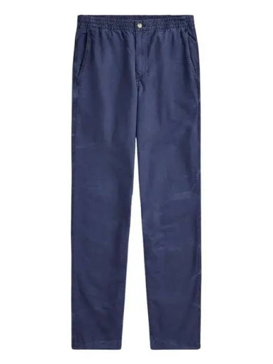 Drawstring Cotton Straight Pants Navy - POLO RALPH LAUREN - BALAAN 2