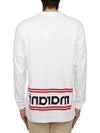 Logo Print Cotton Long Sleeve T Shirt White - ISABEL MARANT - BALAAN 4