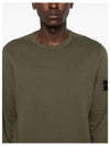 Wappen Patch Crew Neck Cotton Sweatshirt Brown - STONE ISLAND - BALAAN 5