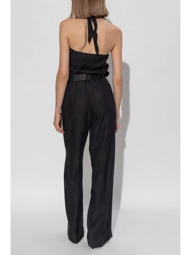 Moschino Jumpsuit With Belt, Women's, Black - MOSCHINO - BALAAN 4