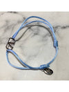 Silver V Logo Signature Bracelet Blue - VALENTINO - BALAAN 7