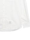 Armband Detail Seersucker Long Sleeve Shirt White - THOM BROWNE - BALAAN 5