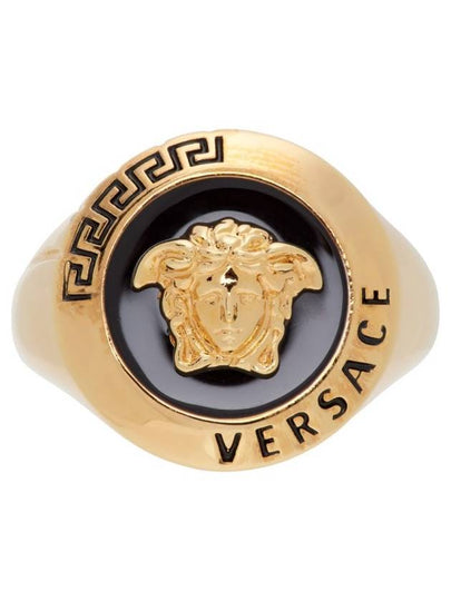 Men's Medusa Logo Ring Gold - VERSACE - BALAAN 2