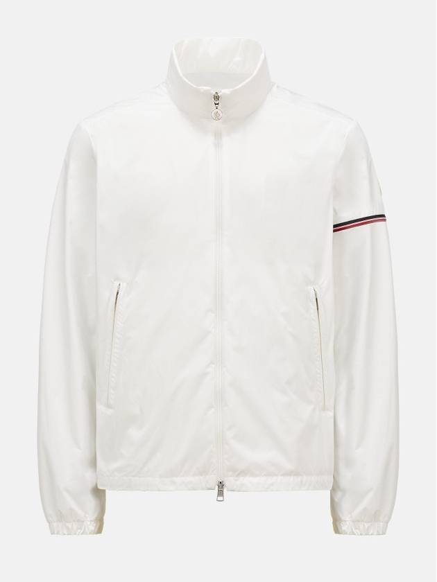 Ruinette Logo Patch Nylon Zip Up Jacket White - MONCLER - BALAAN 2