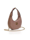 GG Marmont Half Moon Mini Bag Beige - GUCCI - BALAAN 5