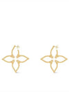 Nautical Earrings Gold Monogram Flower M01848 - LOUIS VUITTON - BALAAN 1