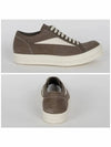 Vintage Leather Low Top Sneakers Grey - RICK OWENS - BALAAN 4