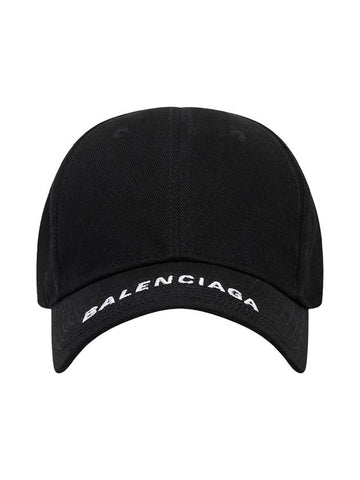 logo ball cap black - BALENCIAGA - BALAAN 1