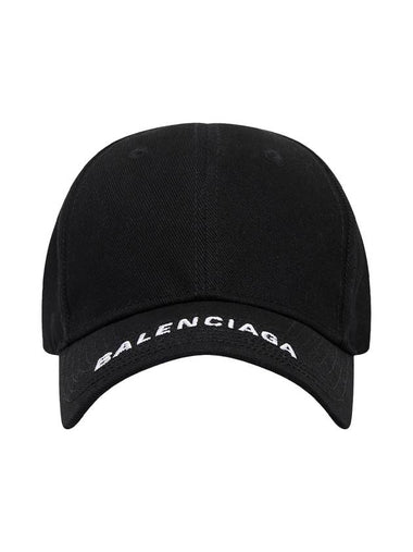 Logo Ball Cap Black - BALENCIAGA - BALAAN 1