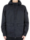 Membrana 3L TC Hooded Jacket Blue - STONE ISLAND - BALAAN 3