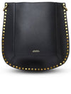 Oskan Hobo Leather Cross Bag Black - ISABEL MARANT - BALAAN 2