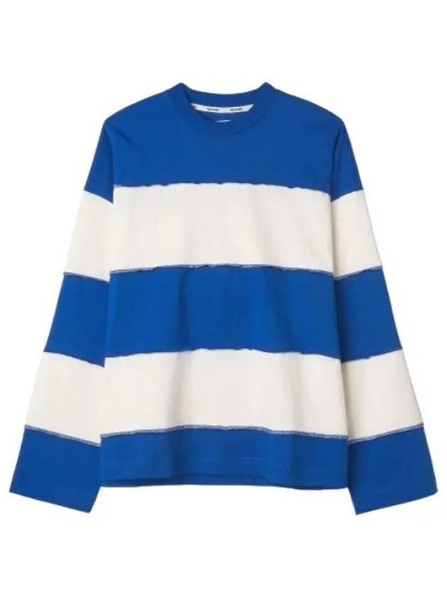 Classic striped t shirt white blue long sleeve - SUNNEI - BALAAN 1